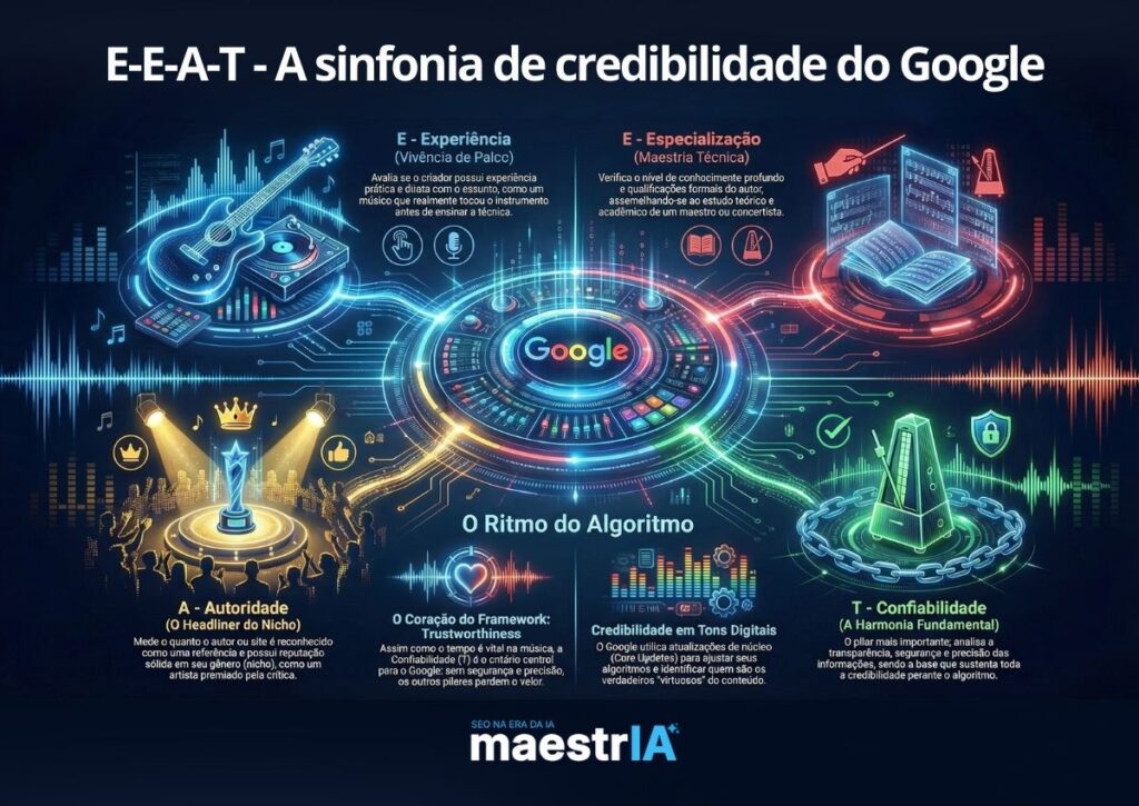 E-E-A-T - A sinfonia de credibilidade do Google